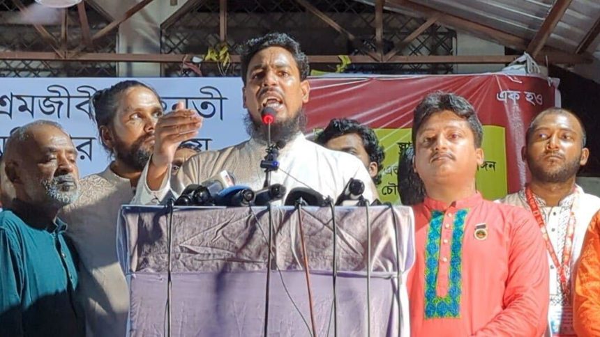 শ্রমিকদের অধিকার নিশ্চিতে নতুন সংবিধান প্রণয়নের দাবি আখতার হোসেনের